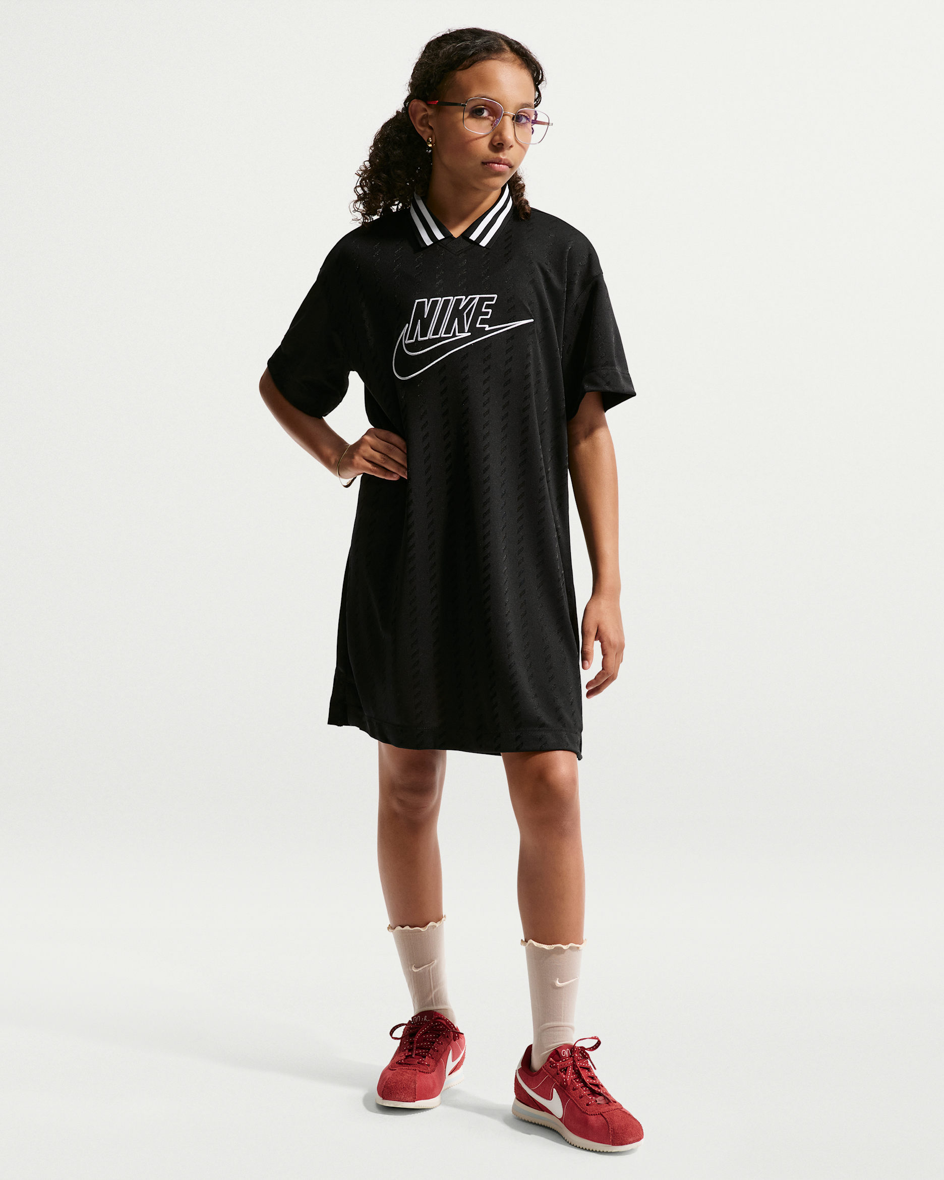Nike Sportswear Older Kids' (Girls') Short-Sleeve Jersey Dress